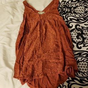 Never worn lacy flowy boho tank